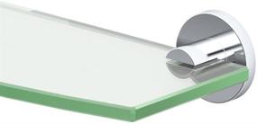 img 4 attached to 📚 Gatco 4686 Channel Glass Shelf with Chrome Finish