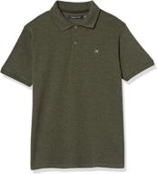 👕 calvin klein boys' short sleeve solid polo: timeless style for young gentlemen logo