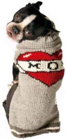 img 1 attached to 🐶 Medium Tattooed Mom Dog Sweater by Chilly Dog