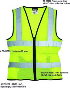 img 1 attached to Enhanced Visibility: MCR Safety LVCL2MLM Lightweight Reflective Gear