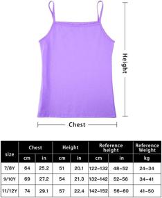 img 2 attached to SATINIOR Girls Dance Tank Top - Sleeveless Spaghetti Strap Crop Tank Top for Dancewear (4-Pack)