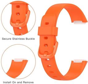 img 3 attached to AWINNER Compatible Adjustable Replacement Silicone Wearable Technology