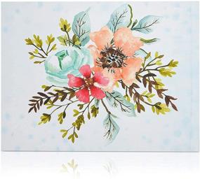 img 2 attached to Sustainable Greetings Floral Design Wedding Guest Book - Eco-Friendly & Elegant (8.3 x 6.25 x 0.45 Inches, 56 Sheets)