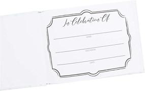 img 1 attached to Sustainable Greetings Floral Design Wedding Guest Book - Eco-Friendly & Elegant (8.3 x 6.25 x 0.45 Inches, 56 Sheets)