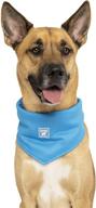 optimized search: canada pooch cooling bandana for dogs - triangle summer scarf, ideal for small, medium, large breeds (l, blue) логотип