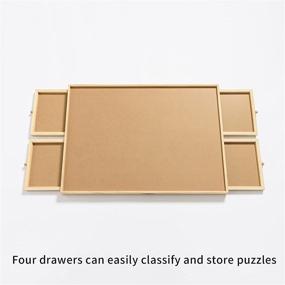 img 1 attached to Jomtien Portable Puzzle Storage Case | Durable Fiberboard Construction