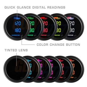 img 1 attached to GlowShift Color Digital Temperature Gauge