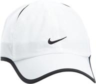 🧢 nike unisex aerobill featherlight dri-fit white running tennis cap ci2662-100 logo