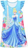 👗 charming wnqy little girls princess dress: cute baby toddler cartoon print dresses for playful elegance logo