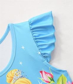 img 3 attached to 👗 Charming WNQY Little Girls Princess Dress: Cute Baby Toddler Cartoon Print Dresses for Playful Elegance