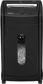 img 3 attached to 🔌 Fellowes FEL4817001 Power Shredder - 12 Sheets, Black/Silver, 25.6" x 14.5" x 10.5