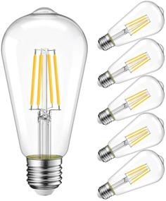 img 4 attached to 💡 Enhanced Vintage Lighting Experience - LVWIT Dimmable Filament Equivalent for Nostalgic Ambiance