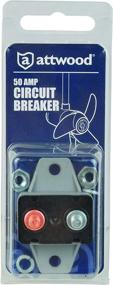 img 1 attached to Attwood 7623-7 Compact 50-Amp Marine Boat 12V/24V Metal Circuit Breaker