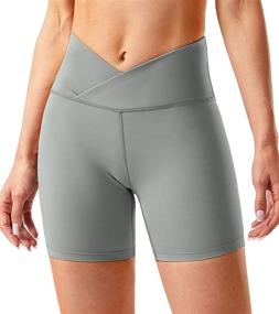 img 4 attached to Soothfeel Womens Waisted Workout Pockets 5 Sports & Fitness