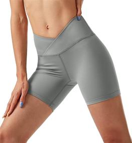 img 2 attached to Soothfeel Womens Waisted Workout Pockets 5 Sports & Fitness