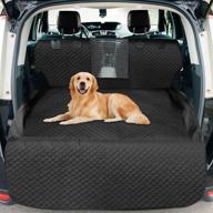 🐶 vailge dog cargo liner: waterproof, nonslip & washable suv cargo cover for dogs with window & bumper flap - universal fit logo