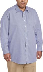 img 3 attached to Amazon Essentials Long Sleeve Tattersall Men's Clothing with Wrinkle-Resistant Feature