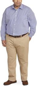 img 1 attached to Amazon Essentials Long Sleeve Tattersall Men's Clothing with Wrinkle-Resistant Feature