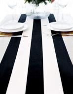 🏃 striped runner wedding decoration food service equipment & supplies by letjolt logo