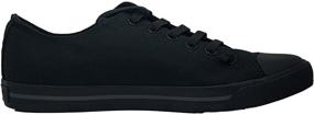 img 2 attached to 👟 Stylish and Comfortable Burnetie Mens Black Canvas Sneaker - Perfect for Men's Casual Wear!