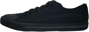img 3 attached to 👟 Stylish and Comfortable Burnetie Mens Black Canvas Sneaker - Perfect for Men's Casual Wear!