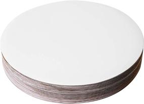 img 3 attached to 🍰 Cakeboard Disposable Circle Boards Platter: Convenient and Eco-Friendly Serving Solution