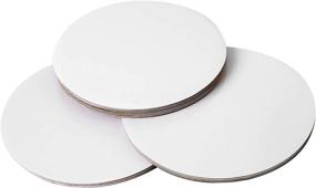 img 1 attached to 🍰 Cakeboard Disposable Circle Boards Platter: Convenient and Eco-Friendly Serving Solution