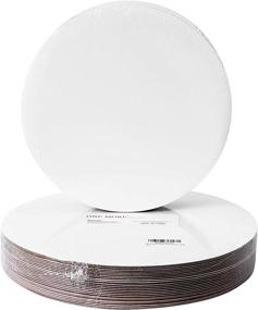 img 4 attached to 🍰 Cakeboard Disposable Circle Boards Platter: Convenient and Eco-Friendly Serving Solution