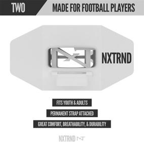 img 3 attached to 🏈 Nxtrnd Two Football Mouth Guard - Braces Compatible, Youth Size - White