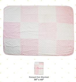 img 3 attached to 👶 Spasilk Minky Raised Dot Baby Blanket with Satin Trim: The Perfect Double Layer Blanket for Baby Girls and Boys - Ideal Gifts for Newborns and a Versatile Receiving Blanket