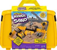 🪣 kinetic sand construction foldable sandbox logo