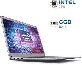 img 3 attached to Winnovo WinBook K146: 14-Inch Windows-10 Notebook with Intel Celeron, 6GB RAM, 64GB ROM, FHD IPS Display, 5G WiFi, HDMI - Silver