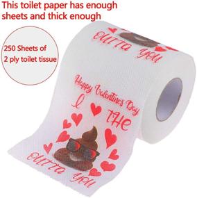 img 2 attached to 🚽 Omigga Подарок для Хеллоуина Novelty Romantic Toilet Paper: Забавный подарок на День Святого Валентина для него или её (Стиль 2) - Улучшенные SEO