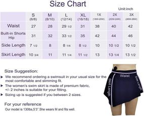 img 1 attached to Womens Boyshort Swimsuit Biniki Bottom Women's Clothing