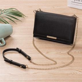img 3 attached to 👛 Stylish Katloo Crossbody Wallet: Women's PU Leather Cell Phone Purse with Chain Strap
