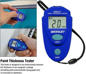 img 1 attached to 📏 Enhanced Digital Painting Thickness Gauge - ALLOSUN EM2271