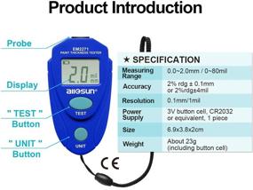 img 2 attached to 📏 Enhanced Digital Painting Thickness Gauge - ALLOSUN EM2271