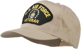 img 3 attached to 🎩 US Air Force Veteran Military Patch Cap | e4Hats.com