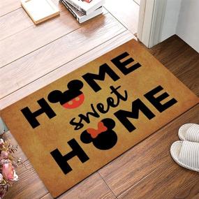 img 3 attached to Funny Doormat Outdoor Indoor Low Profile