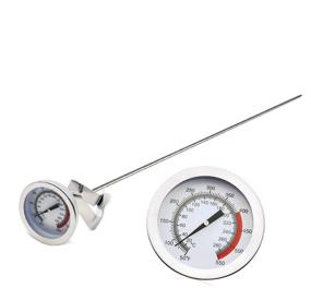 img 3 attached to 🌡️ Lightbeam 16-inch Long Stem Deep Fry Thermometer with Clamp, Instant Read 2-inch Dial Meat BBQ Thermometer for Deep Fry, Grill, Turkey, Candy, Coffee, and More