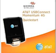 📶 at&t sierra wireless usbconnect momentum global 4g lte usb modem logo