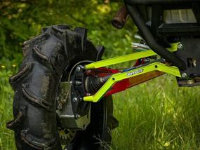 img 2 attached to 🔧 СуперАТВ Зеленый цвет Lime Squeeze - Высокая клиренс задних осей Radius Arms на Polaris RZR XP 1000 / XP 4 1000 2014+ - В 4 раза прочнее, Эксклюзивное соответствие (Не включает задние бамперы Polaris)