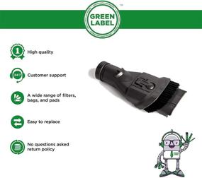 img 3 attached to 🔍 Green Label Brand 2-in-1 Combination Tool: Dusting Brush and Upholstery Nozzle Attachment (Compares to 914361-01) - Compatible with Dyson Vacuum Cleaners DC16, DC24, DC31, DC34, DC35, DC44, DC56, and more