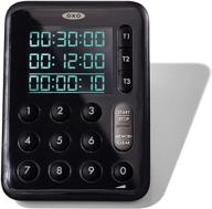 🕑 enhance efficiency in the kitchen with the oxo good grips triple kitchen timer, black logo