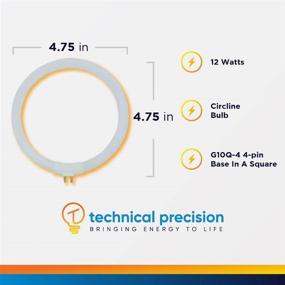 img 3 attached to 💡 Daylight Replacement Bulb - 12W T4 Circular G10Q Fluorescent Bulb - Technical Precision - 1 Pack