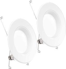 img 4 attached to 🔆 Sunco Lighting 2 Pack 5/6 Inch LED Recessed Downlight, Baffle Trim, Dimmable, 13W=75W, 3000K Warm White, 965 LM, Damp Rated, Easy Retrofit Installation - UL Listed & Energy Star Certified