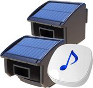 htzsafe solar wireless driveway alarm system-1/4 mile range-solar powered diy security alert logo