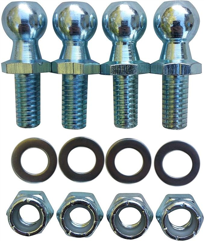 pack 13mm ball studs hardware 로고