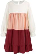 stylish tiered sleeve grace karin dresses for girls' fashionable clothing logo