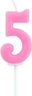 🎂 dollet pink number 5 birthday candle for smash cake cupcakes – optimize your search! logo